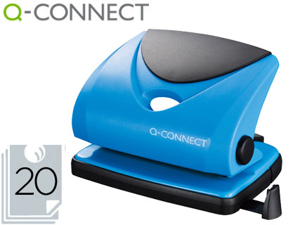 Taladrado Q-Connect 20 hojas azul